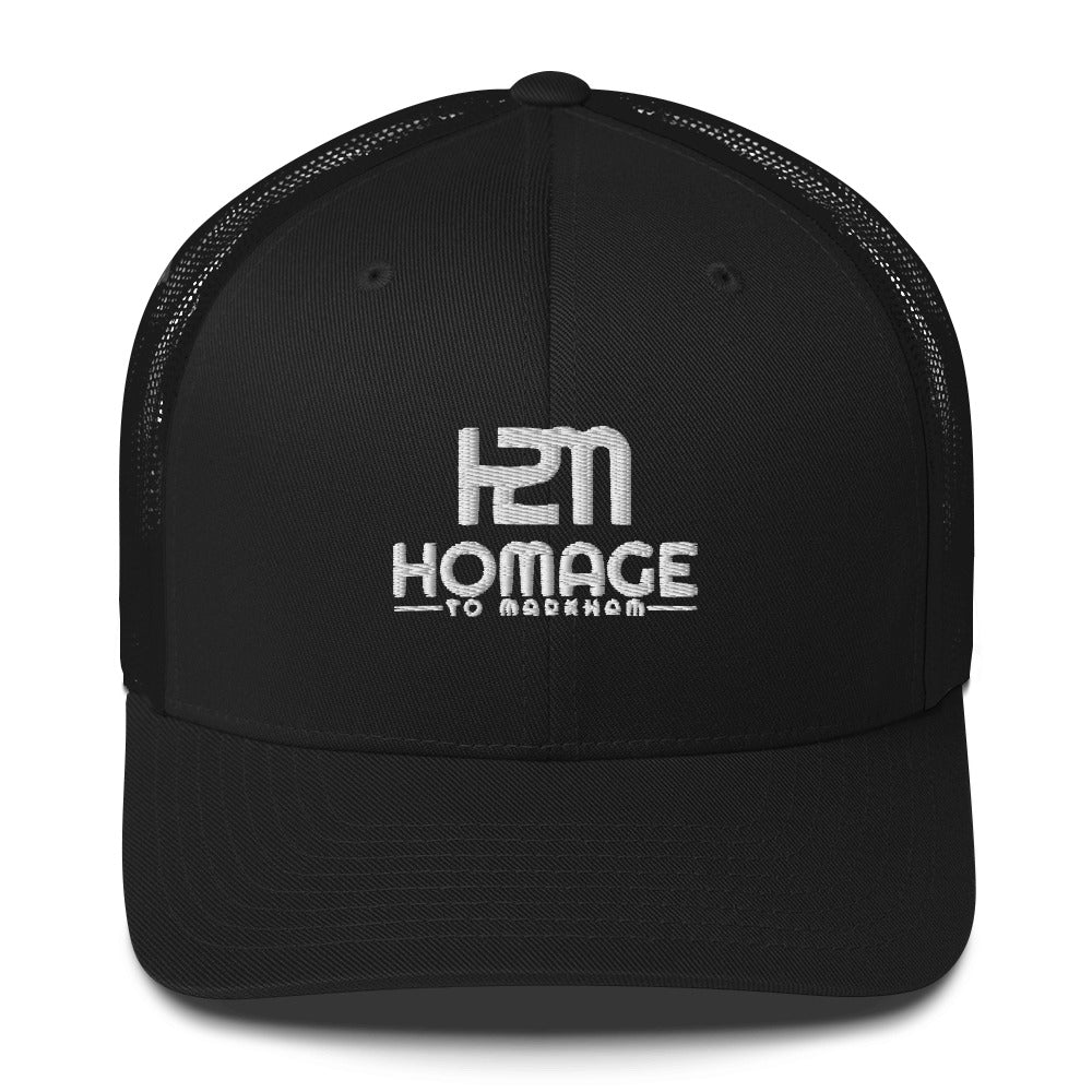 Head Shot Velour Trucker Cap (Black) – IDEASWAM